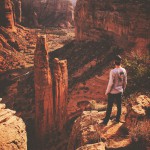 Freshman Austin Sowerbutts overlooking The Grand Canyon. Photo courtesy of Austin Sowerbutts.