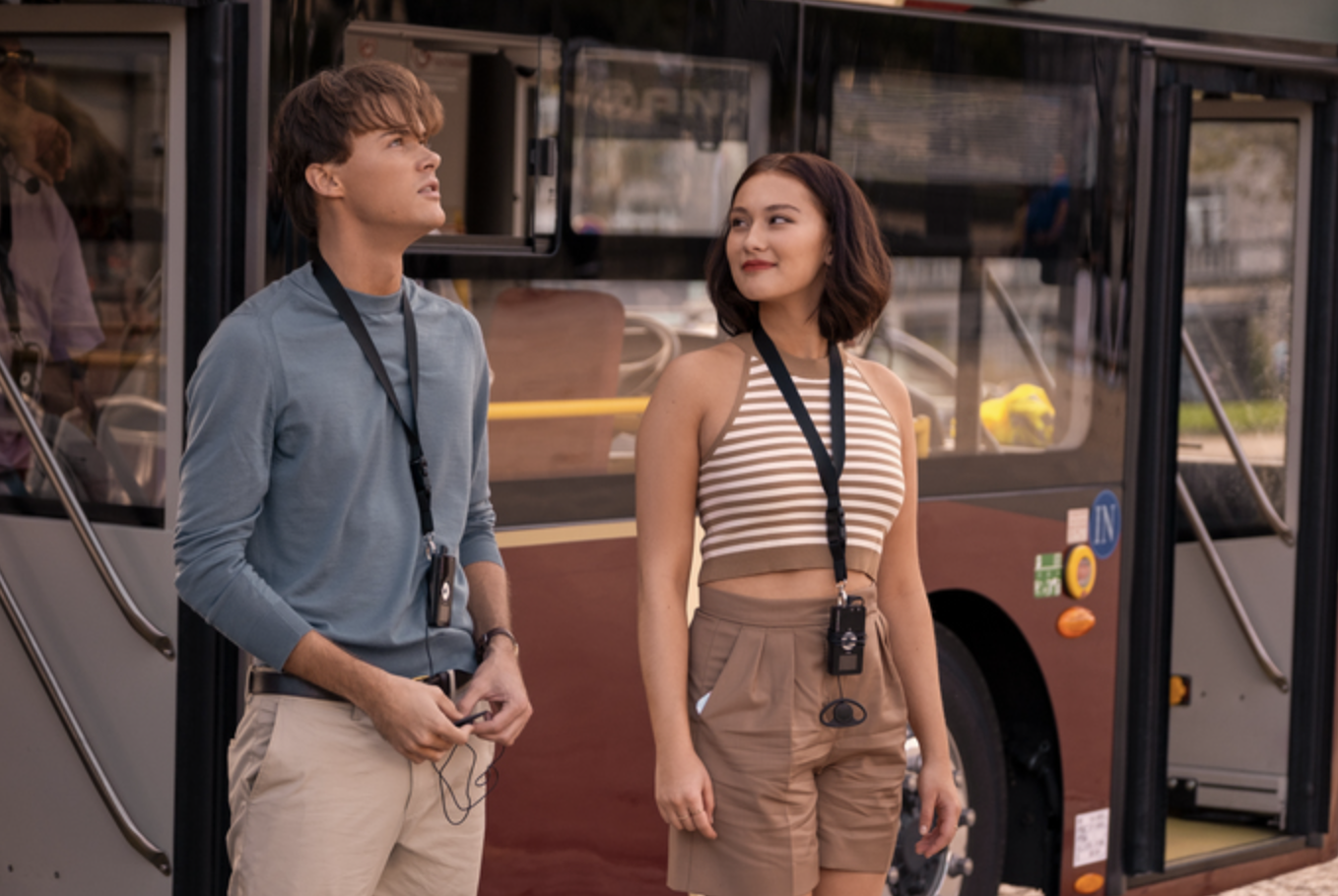 Main characters, Conrad and Belly exploring Paris | Amazon MGM Studios