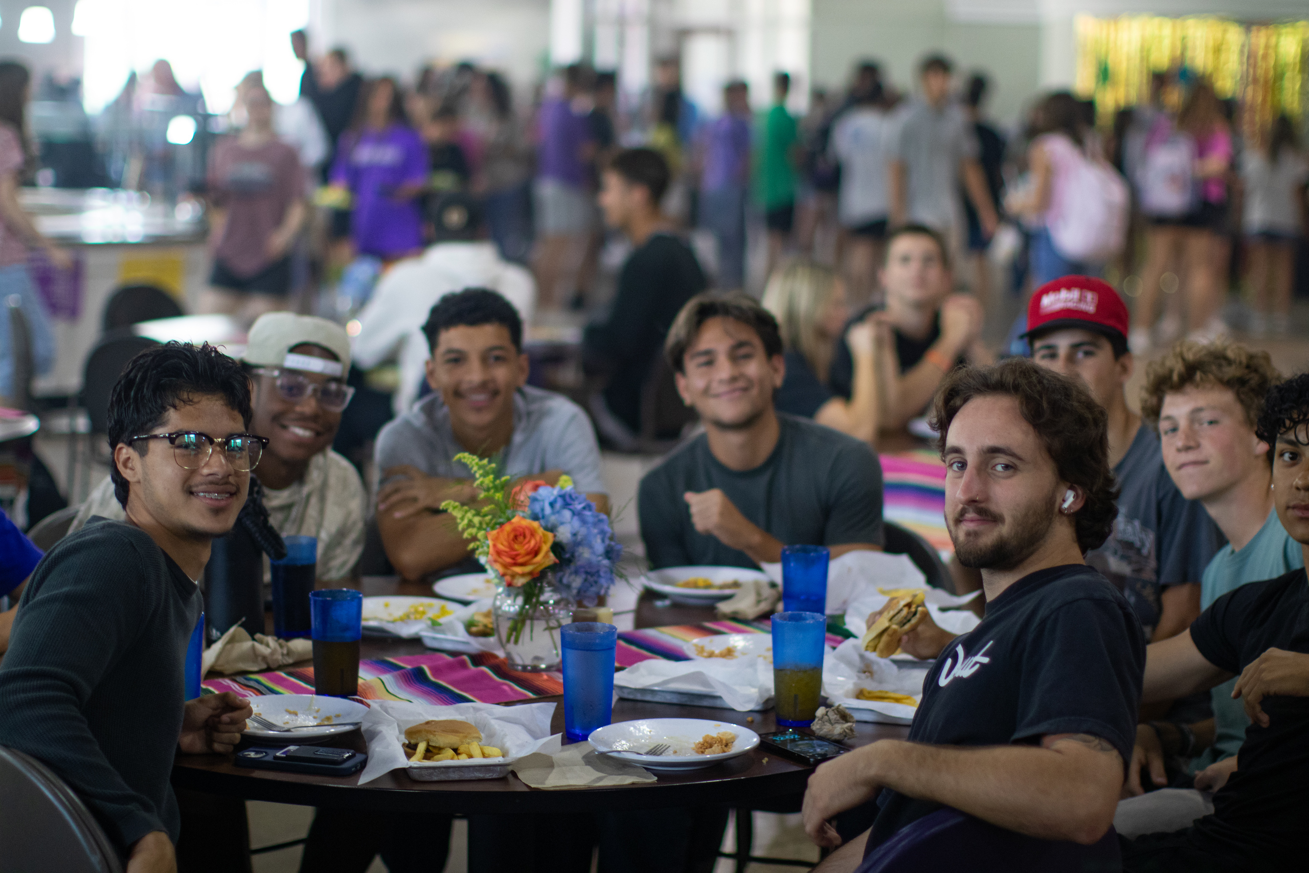 Students celebrating Hispanic Heritage Month. | Photo by Noah Gulley