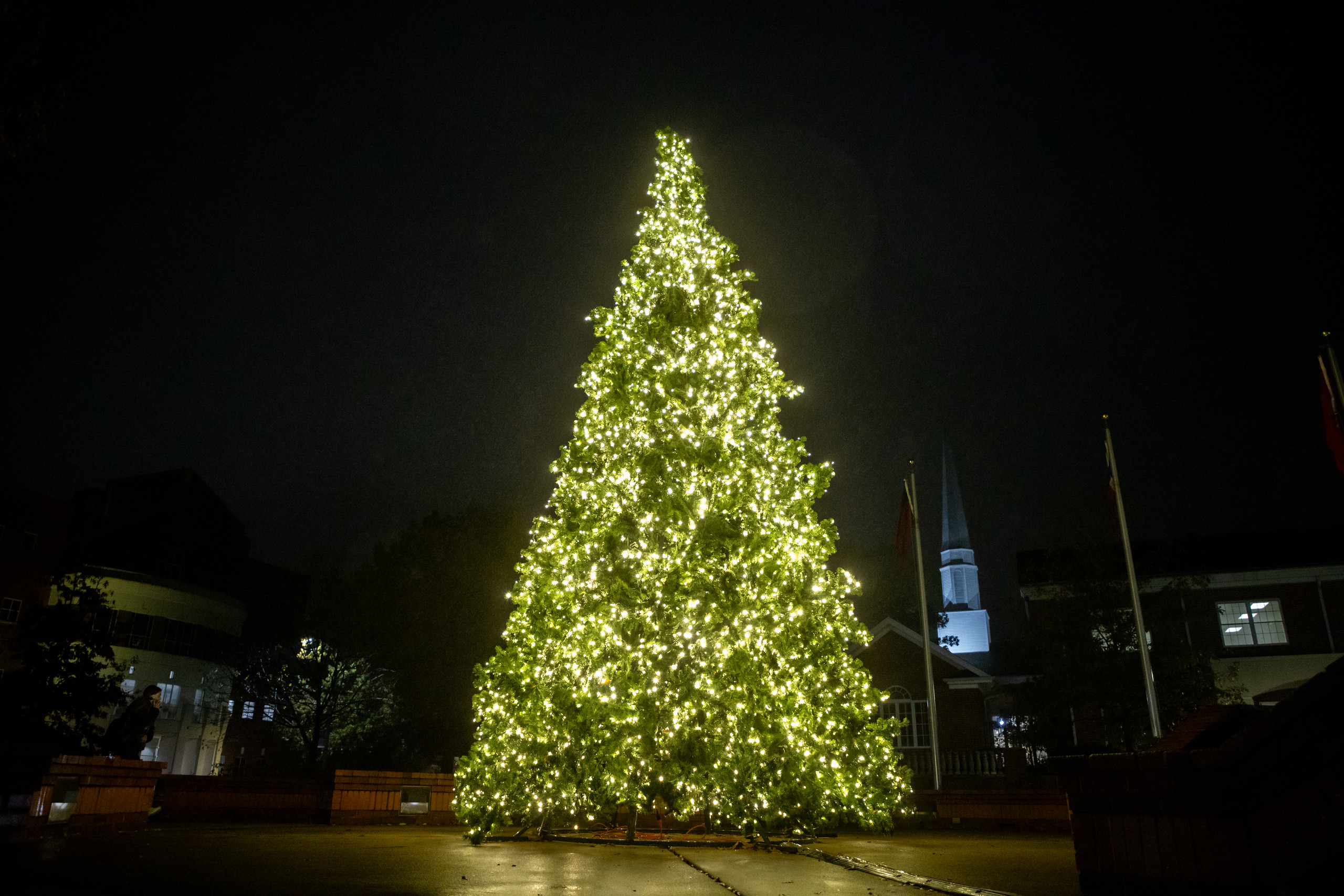 A Christmas tradition on Ouachita's campus | Photo by Joshua Rhine