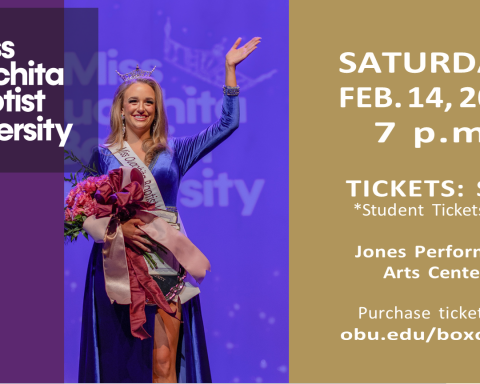 Miss OBU 2026 will be crowned Saturday by current Miss OBU, Ava Weeks.