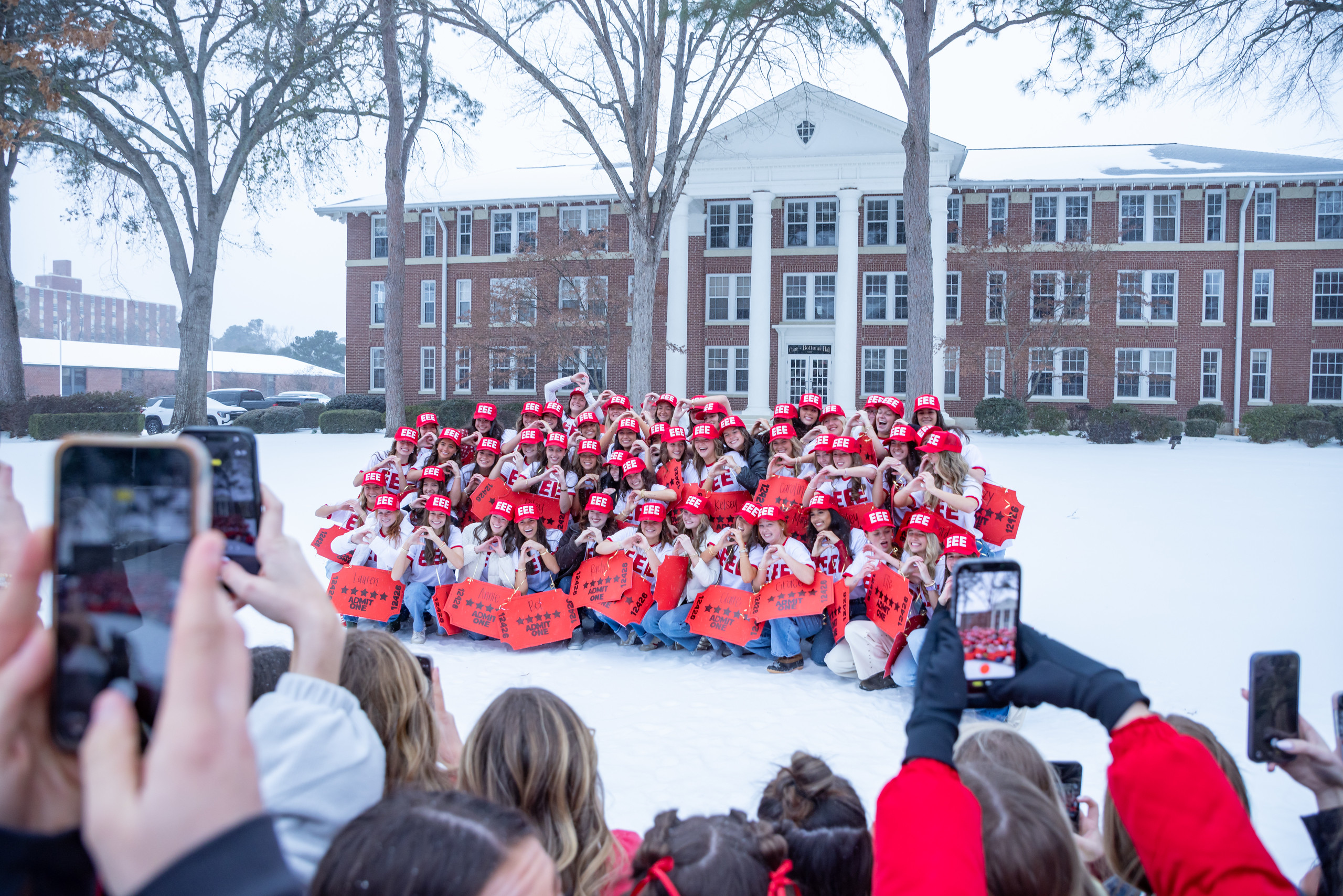 Pledge week looked a little different this year | Photo by Joshua Rhine