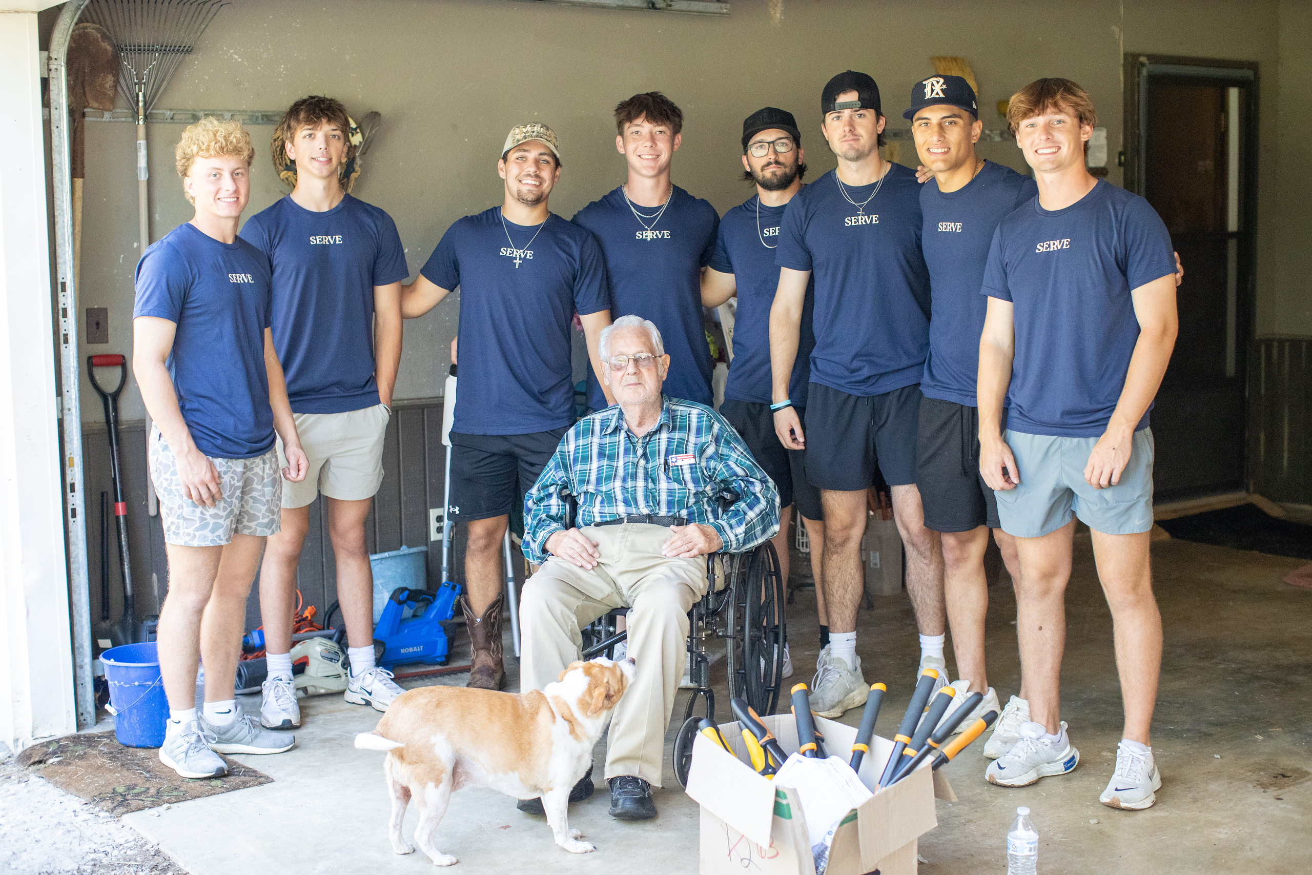 Groups of students spend their days dedicated to serving the neighborhood | Photo by Mckinley Melcher
